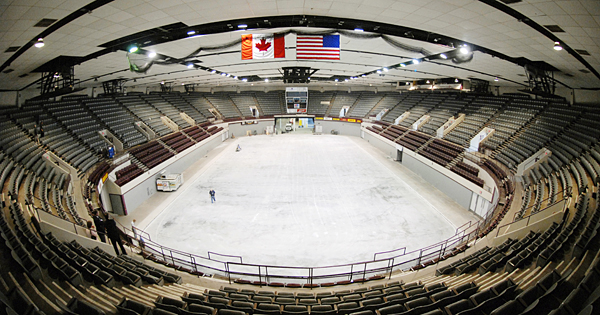 The Duluth Entertainment and Convention Center Authority (DECC) could receive up $38 million to replace the current Duluth arena. The building would provide a new home for UMD hockey programs, and could attract larger events to the city than is possible with the current facility. (Photo by Tom Olmscheid)