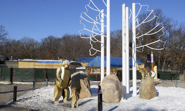 A construction project at the Minnesota Zoo is under way near Central Plaza. The zoo, along with several other entities, had some of its costs questioned in a recent bonding audit. (Photo by Tom Olmscheid)