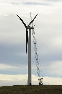 A new law will continue the state�s focus on developing renewable energy sources like wind power. (Photo by Tom Olmscheid)