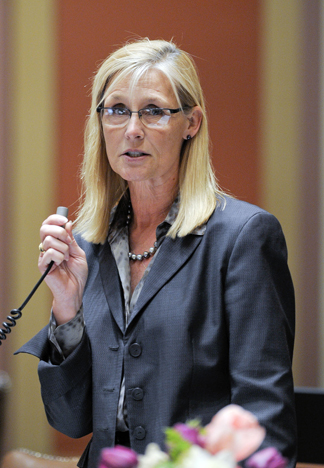 Rep. Denise Dittrich is leaving the House after eight years. She has been an advocate for education funding and small business. (Photo by Andrew VonBank)