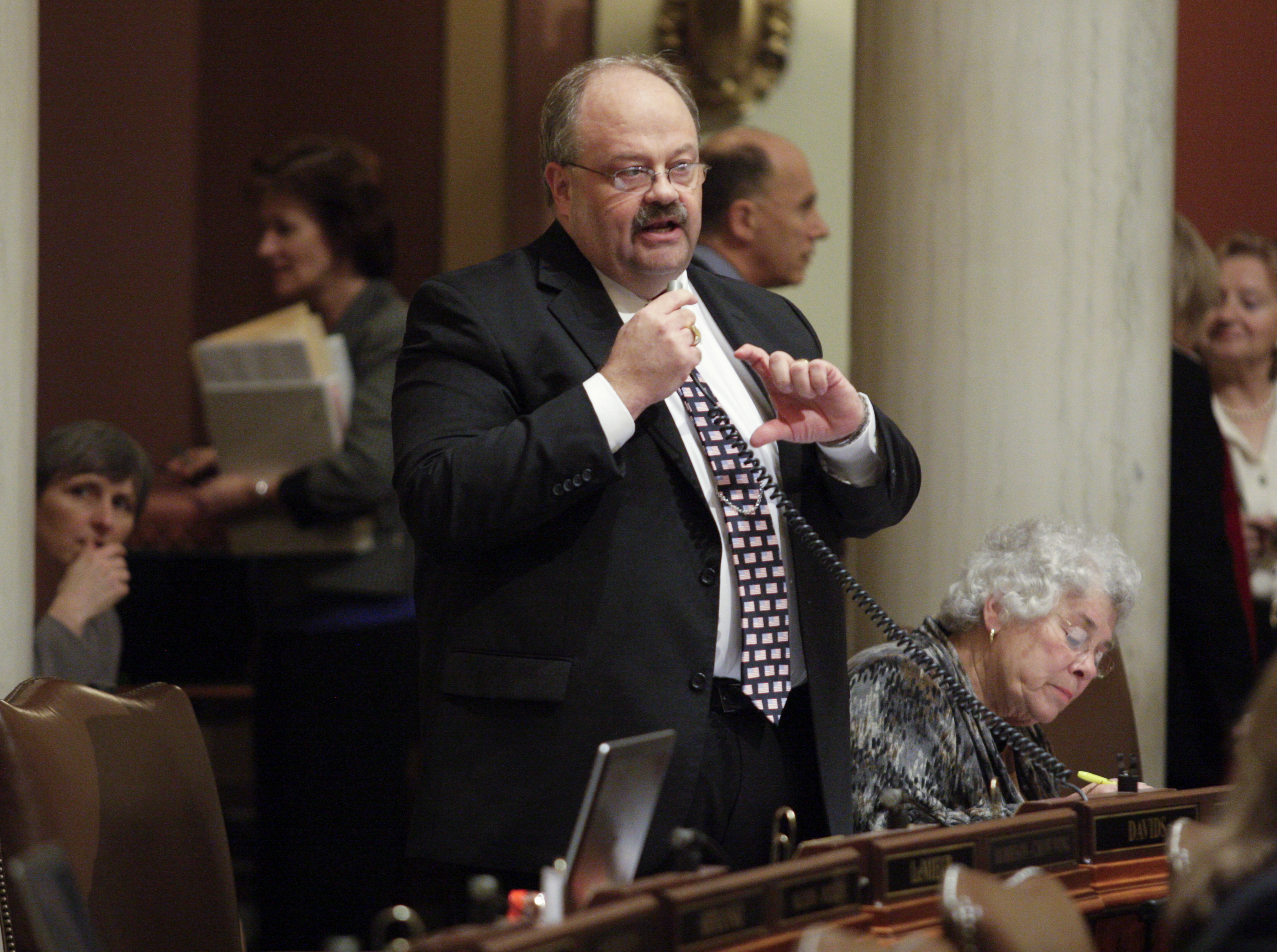 Rep. Greg Davids is the sponsor of the omnibus tax bill. (Photo by Paul Battaglia)
