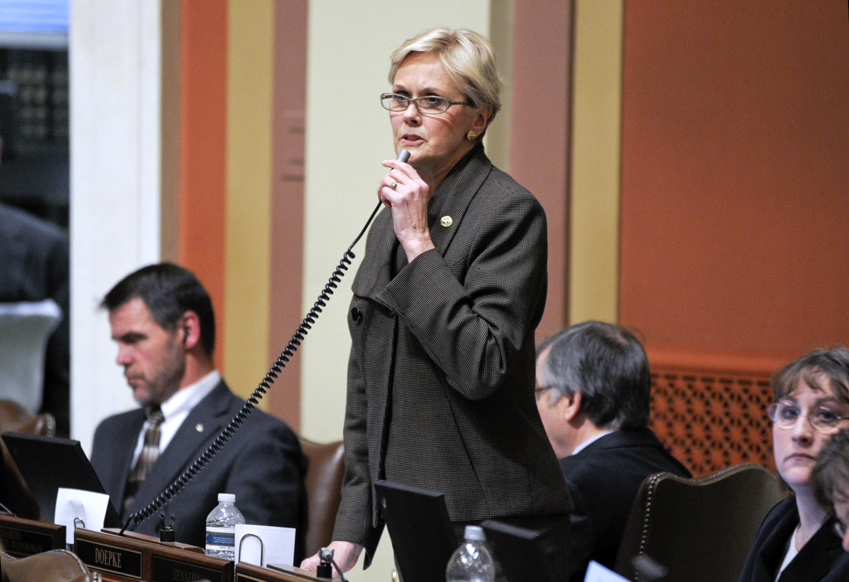 During her time in the House, Rep. Doepke says she became a champion for K-12 mandate relief. (Photo by Andrew VonBank)