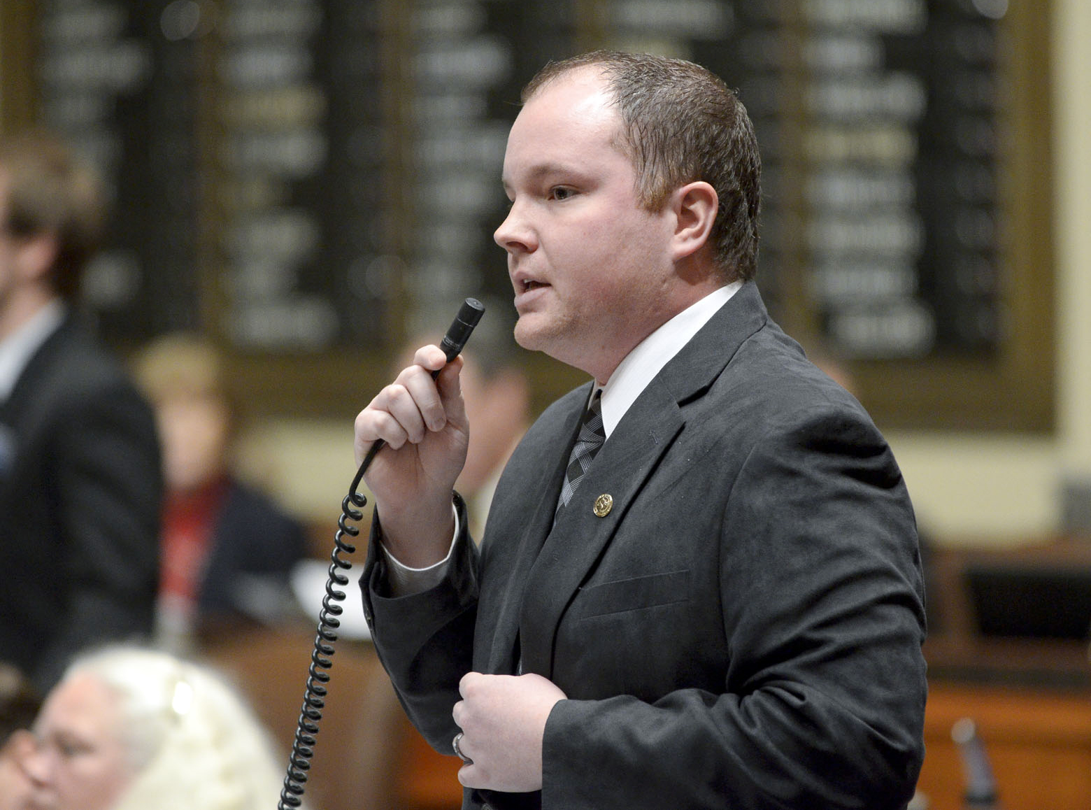 Rep. Branden Petersen says that not running for the Legislature was never an option. (Photo by Andrew VonBank)